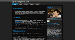 Desktop Screenshot of chancegarcia.com